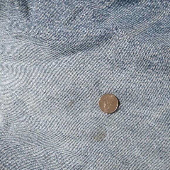 Vintage Levi's 501 Button Fly Blue Denim Jeans 40x36 - Picture 2 of 9